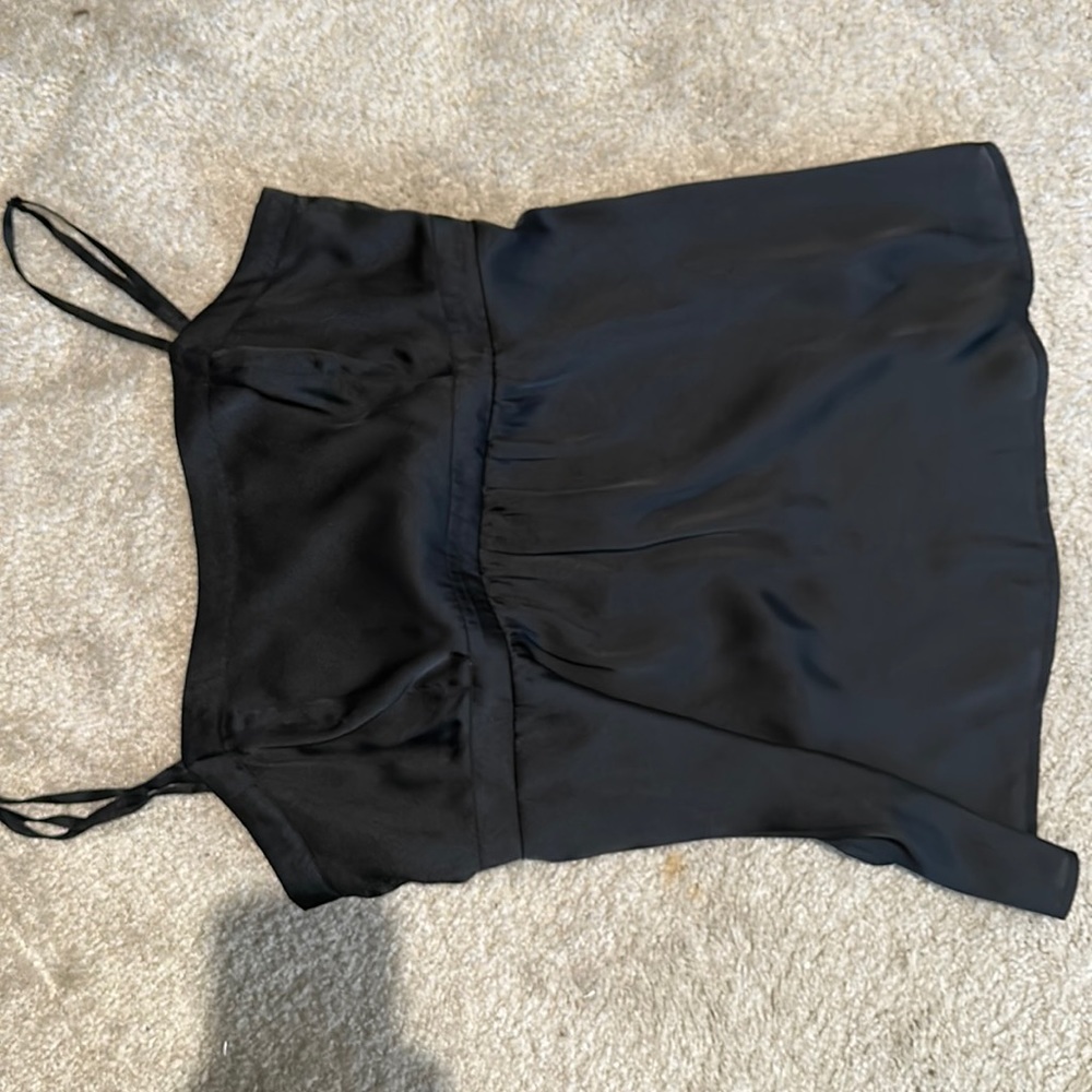 Babydoll satin top